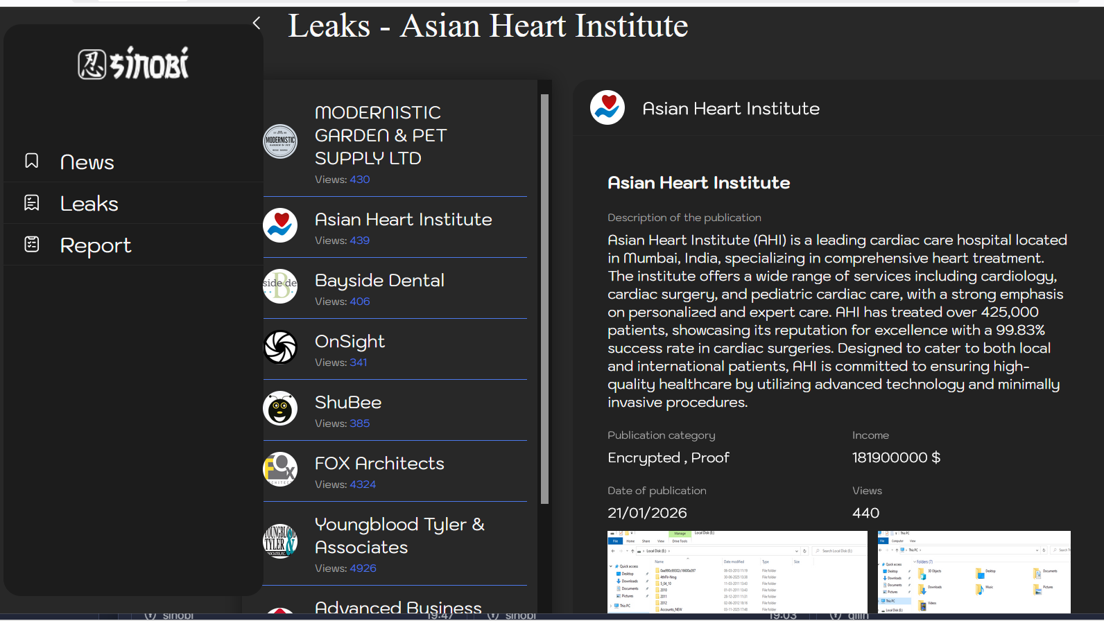 asian-heart-institute-data-leak-2026